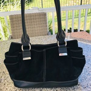 💕SOLD💕 Tignanello Suede/Leather Shoulder Bag